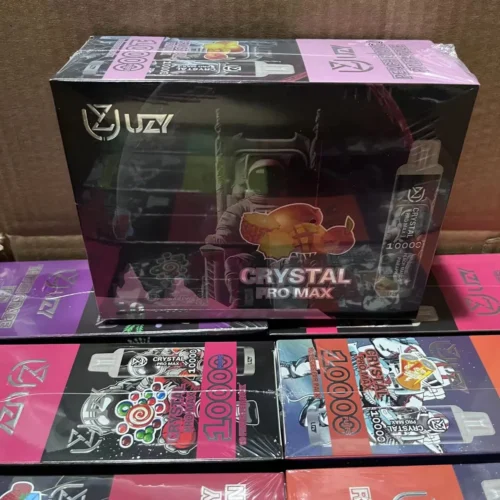 UZY Crystal Pro Max 10k Einweg Vape Pod Gerät kostenloser Versand Foto Bewertung